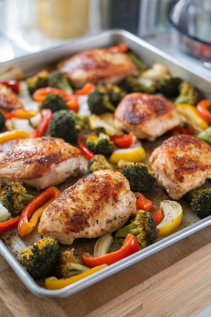 Sheet Pan Lemon Herb Chicken and Vegetables