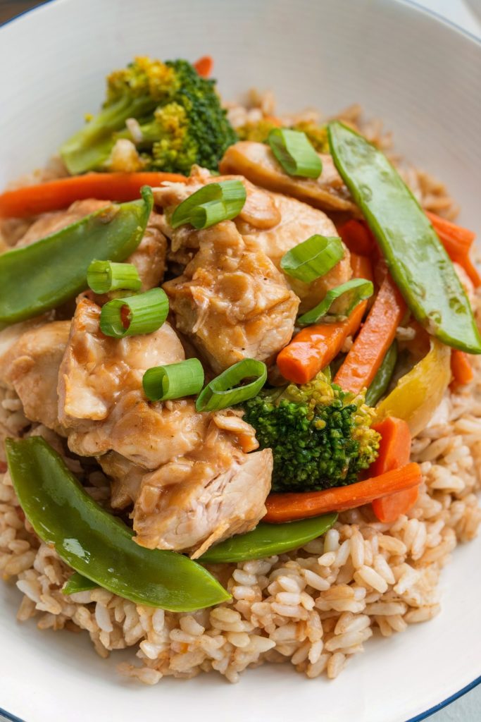 Chicken Stir-Fry With Brown Rice