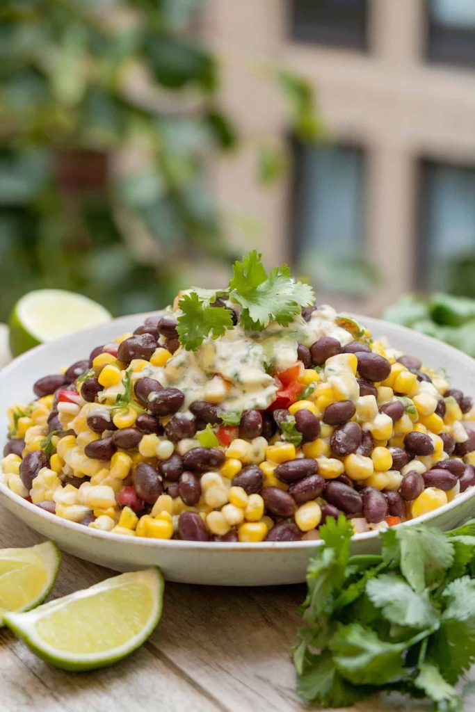 Black Bean and Corn Salad With Lime Dressing