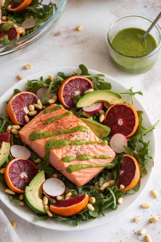 Salmon Salad With Avocado and Grapefruit