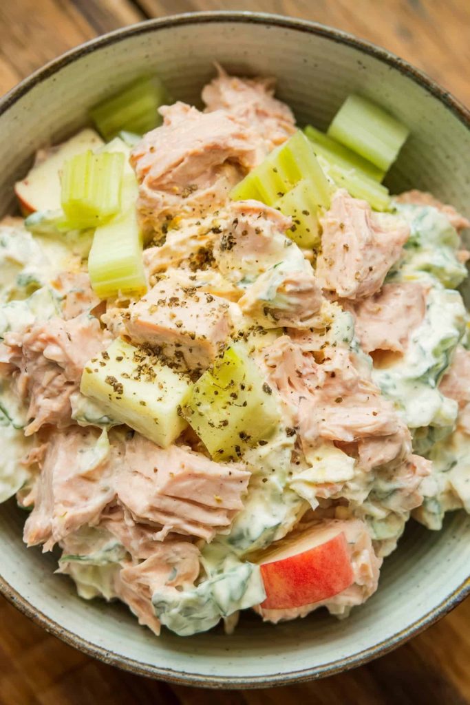 Tuna Salad With Celery and Apple