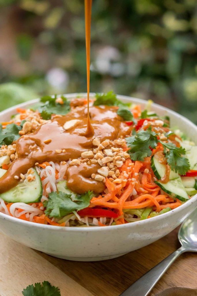 Asian Noodle Salad With Peanut Sauce