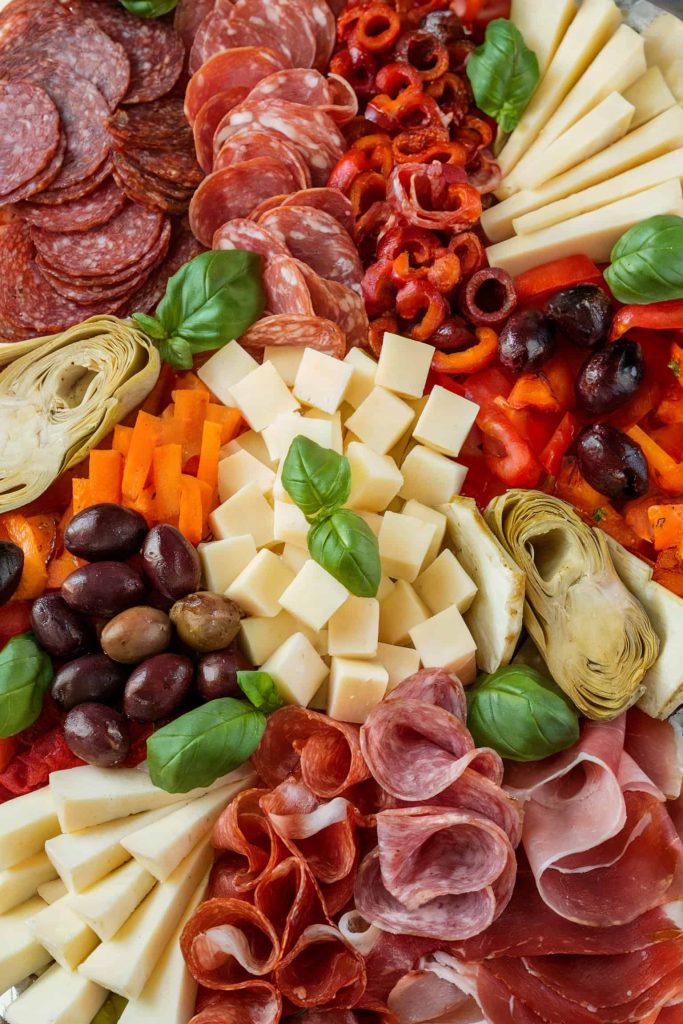 Antipasto Salad With Italian Meats and Cheese
