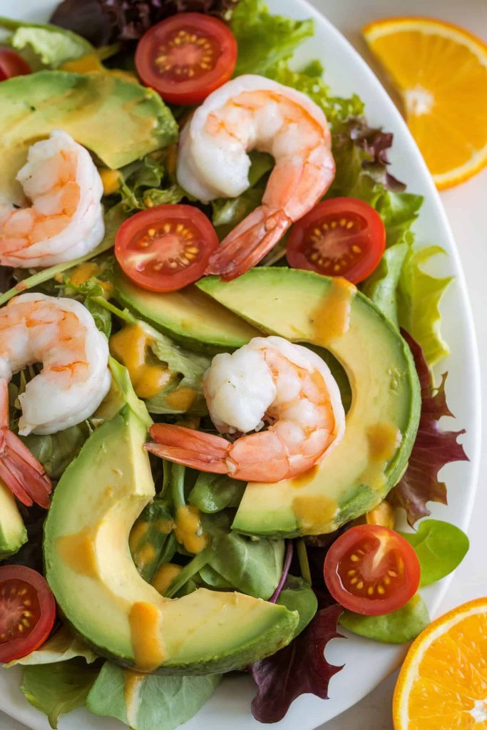 Shrimp and Avocado Salad With Citrus Vinaigrette