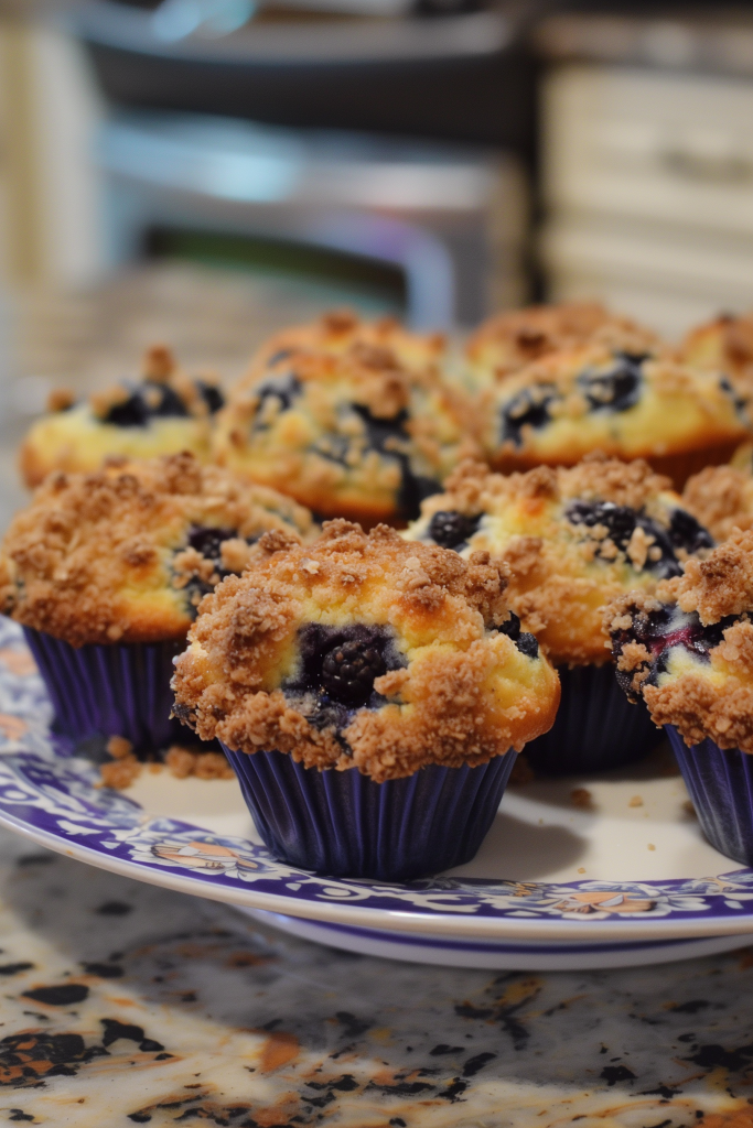 Low-Carb Blueberry Muffins