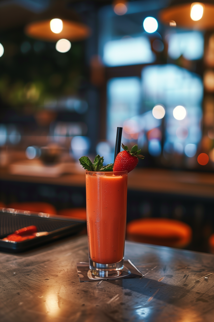 Low Carb Strawberry Smoothie