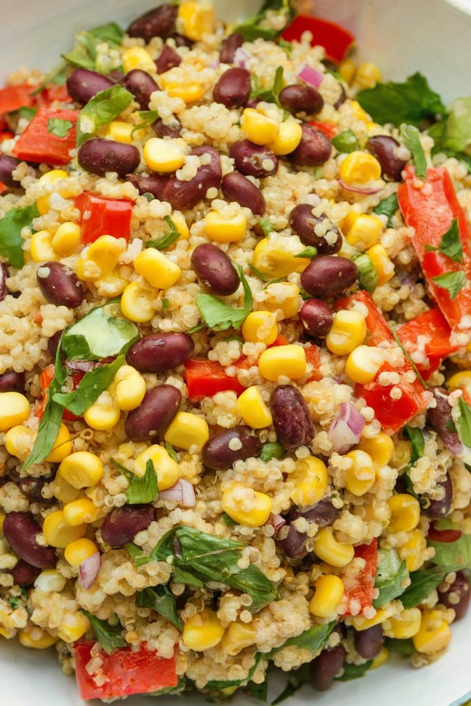 Quinoa Salad with Black Beans and Corn