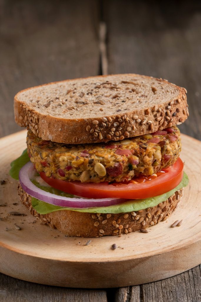 Leftover Veggie Burgers