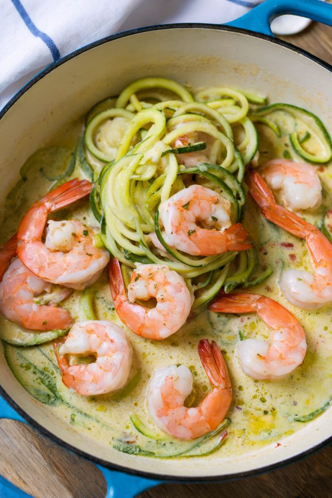 Shrimp Scampi with Zucchini Noodles