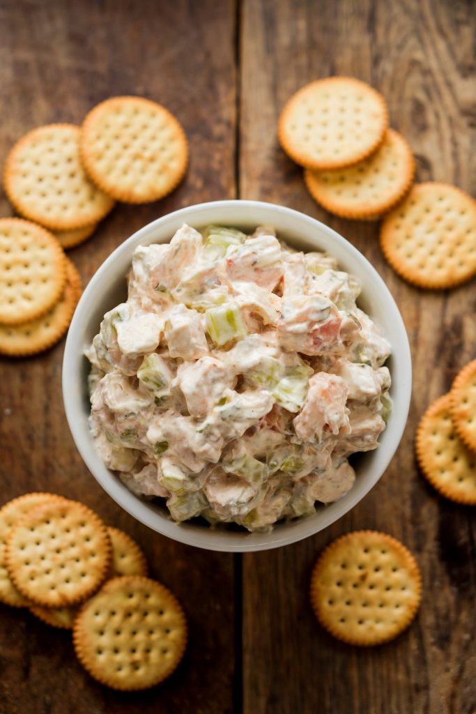 Tuna Salad with Whole-Wheat Crackers