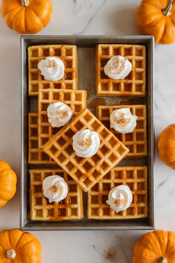 Pumpkin Spice Waffles