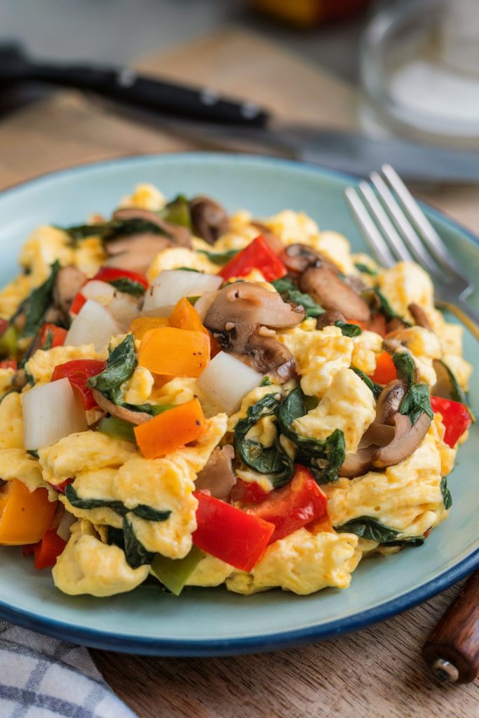 Scrambled Eggs with Veggies