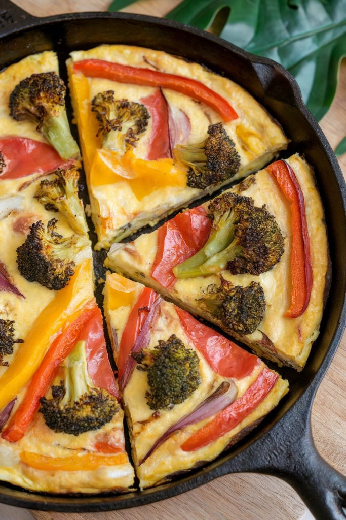 Frittata with Roasted Vegetables