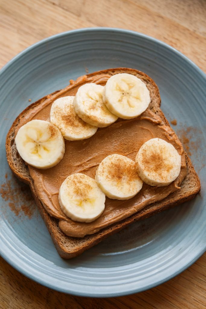 Toast with Peanut Butter and Banana