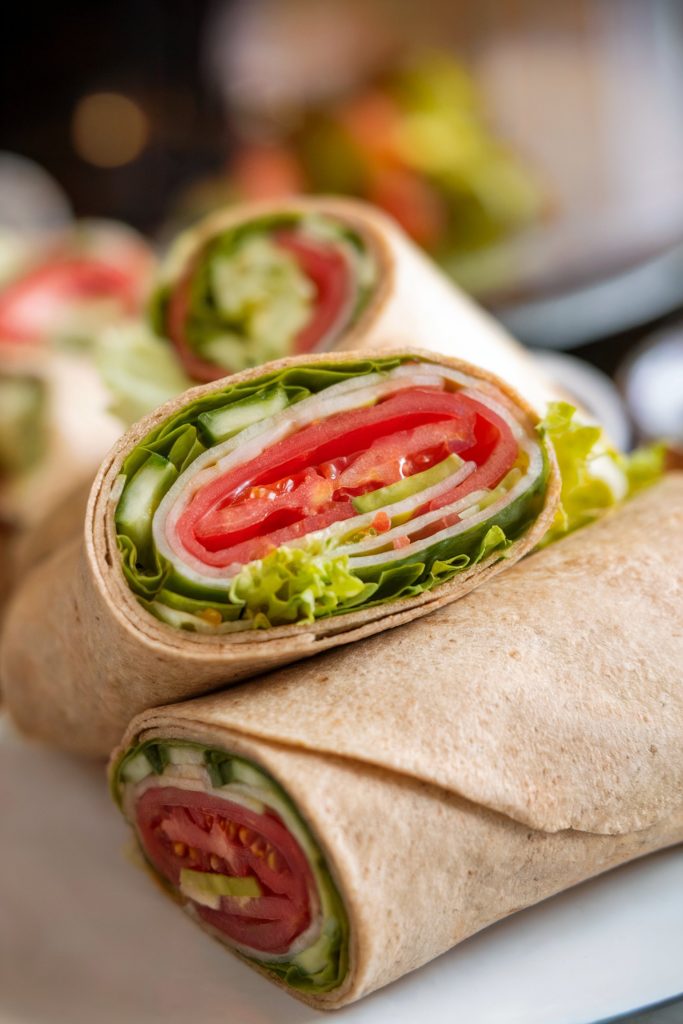 Hummus and Veggie Wrap