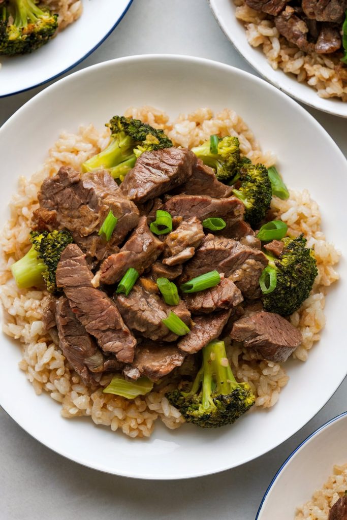 Beef with Broccoli and Brown Rice