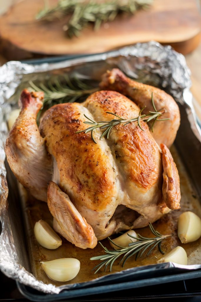 Roasted Chicken with Rosemary and Garlic
