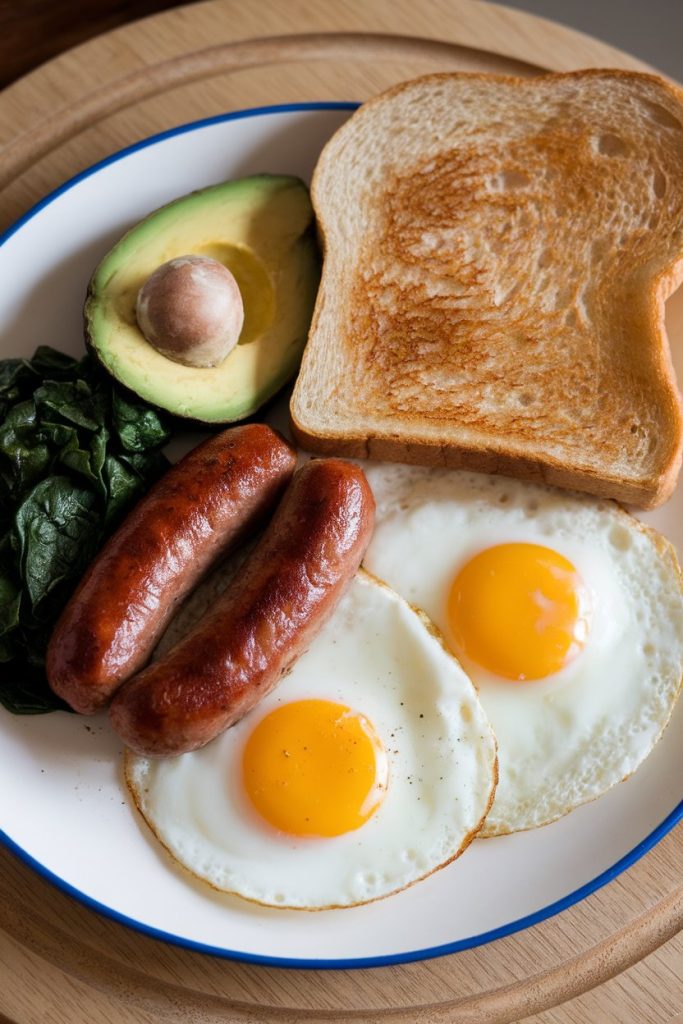 Breakfast Sausage and Eggs