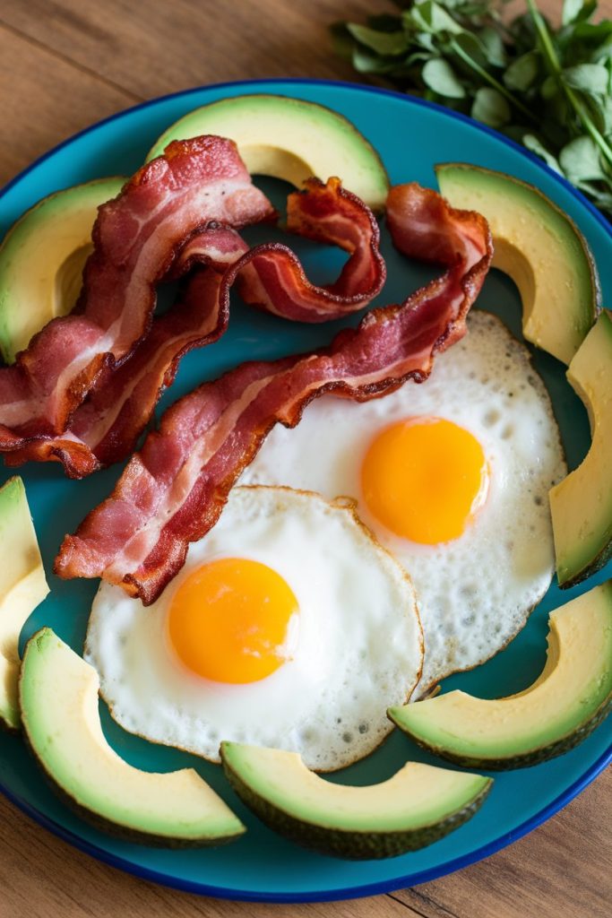 Bacon and Eggs with Avocado