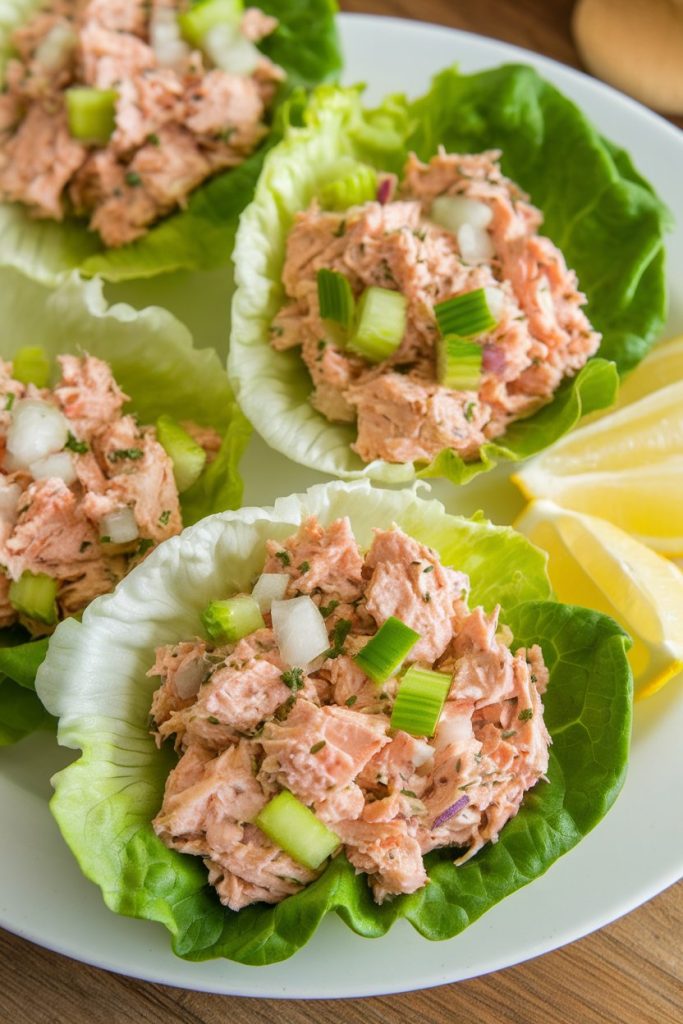 Tuna Salad Lettuce Wraps