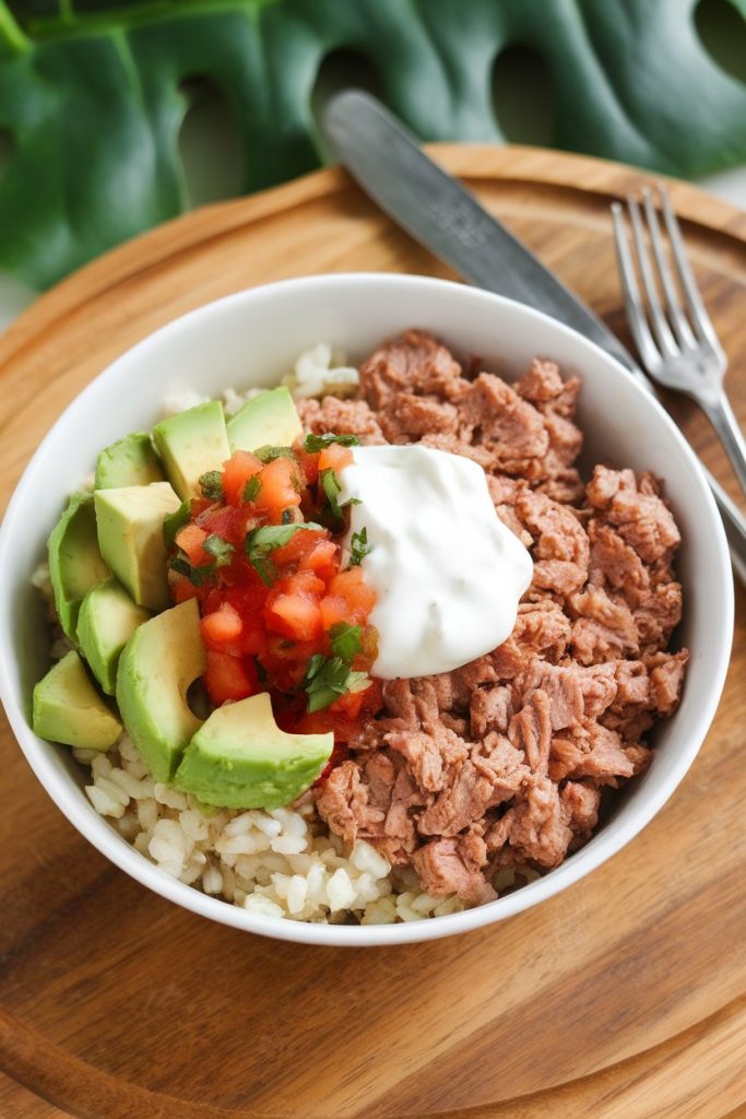 Ground Turkey and Cauliflower Rice Bowls