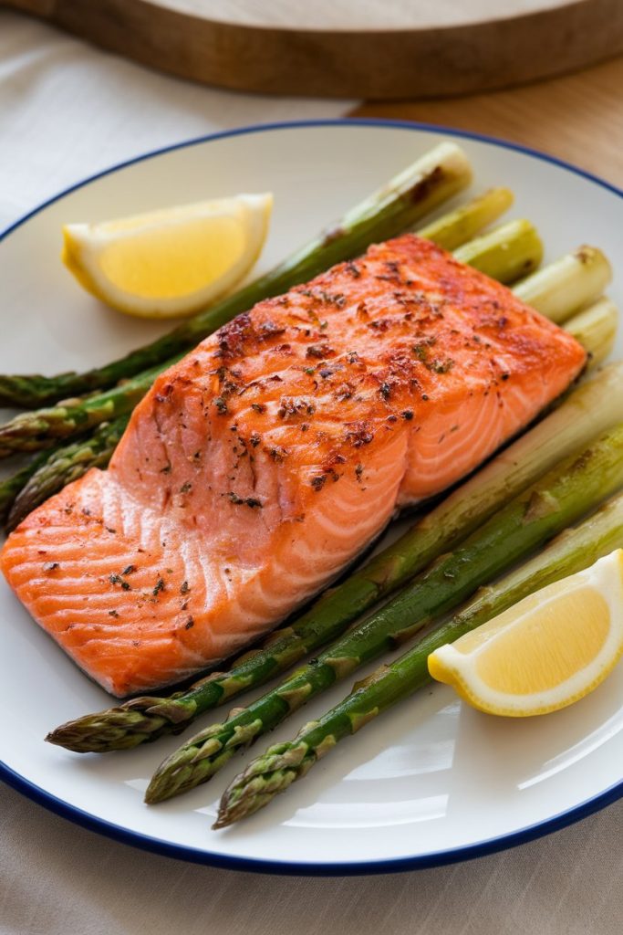 Salmon with Roasted Asparagus