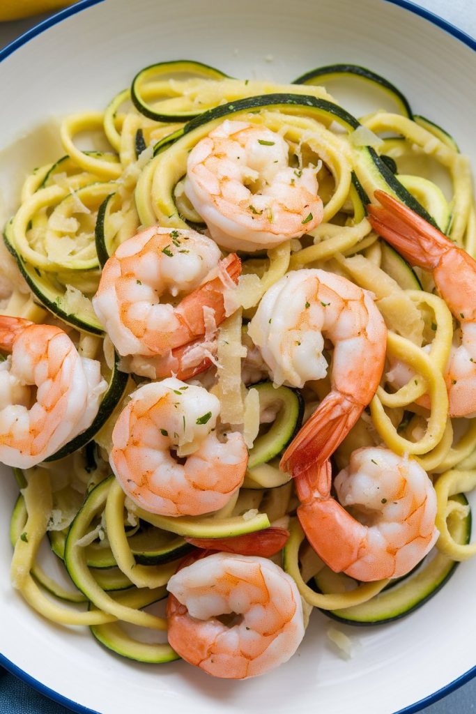 Shrimp Scampi with Zucchini Noodles