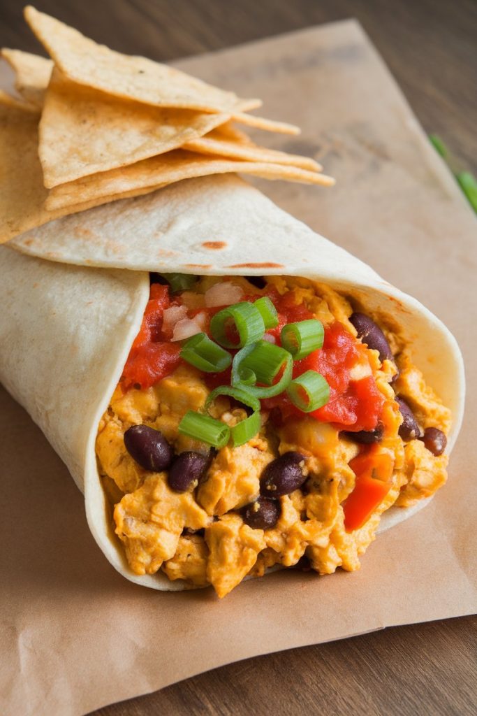 Tofu Scramble Breakfast Burrito