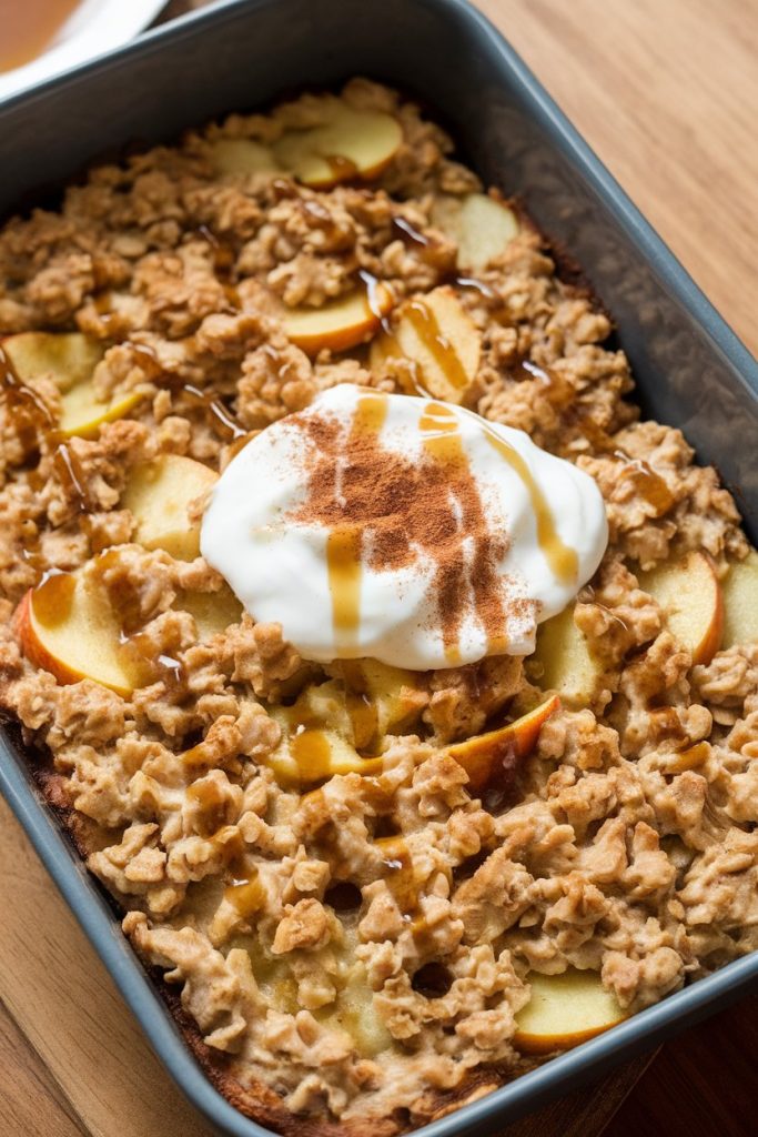 Apple Cinnamon Baked Oatmeal