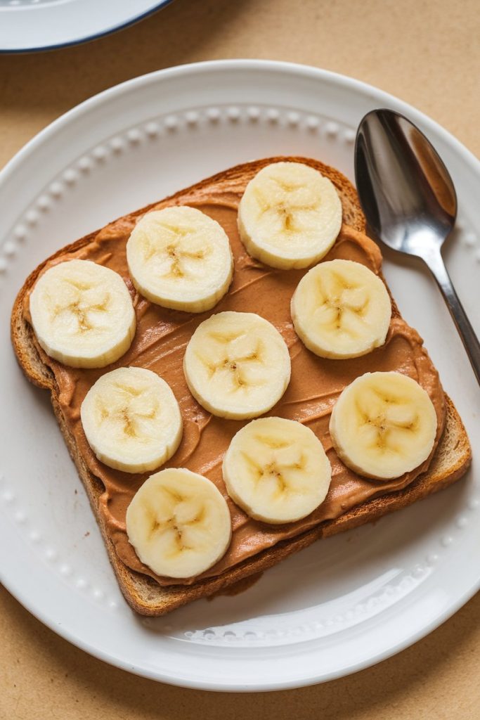 Peanut Butter and Banana Toast