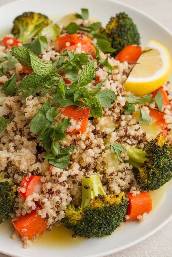 Quinoa Salad with Roasted Vegetables