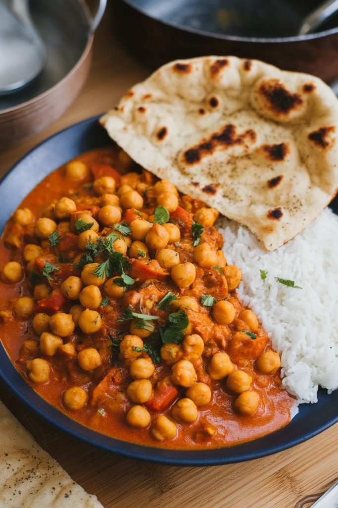 Vegan Chickpea Curry with Coconut Milk