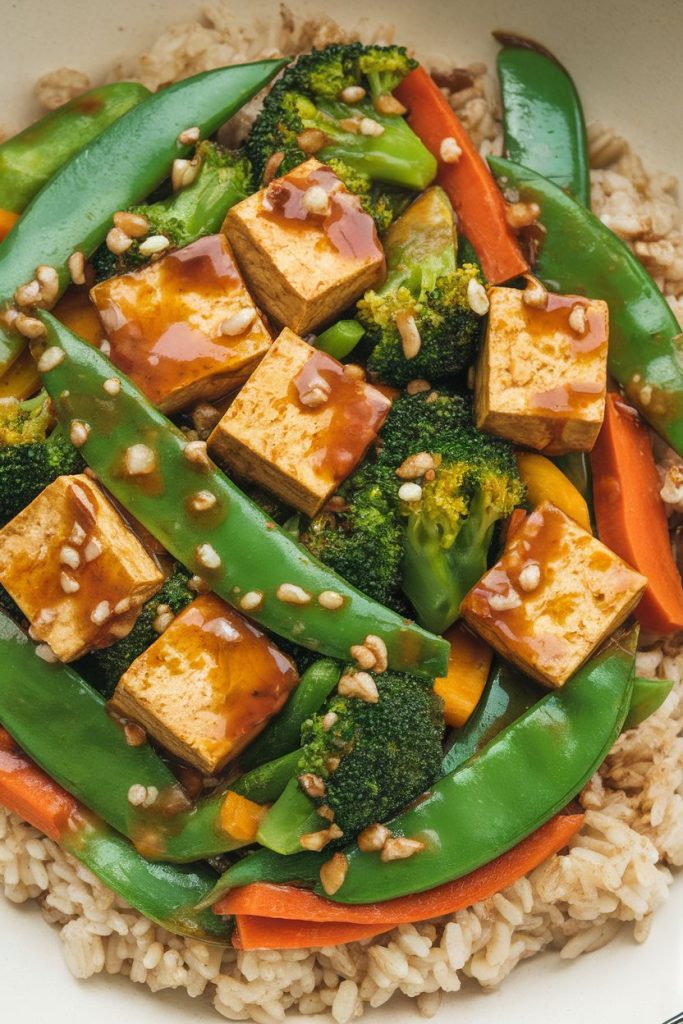 Vegan Stir-Fry with Tofu and Vegetables