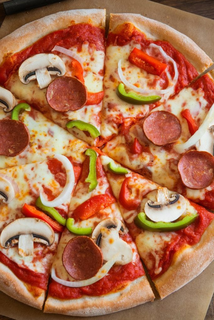 Vegan Pizza with Your Favorite Toppings
