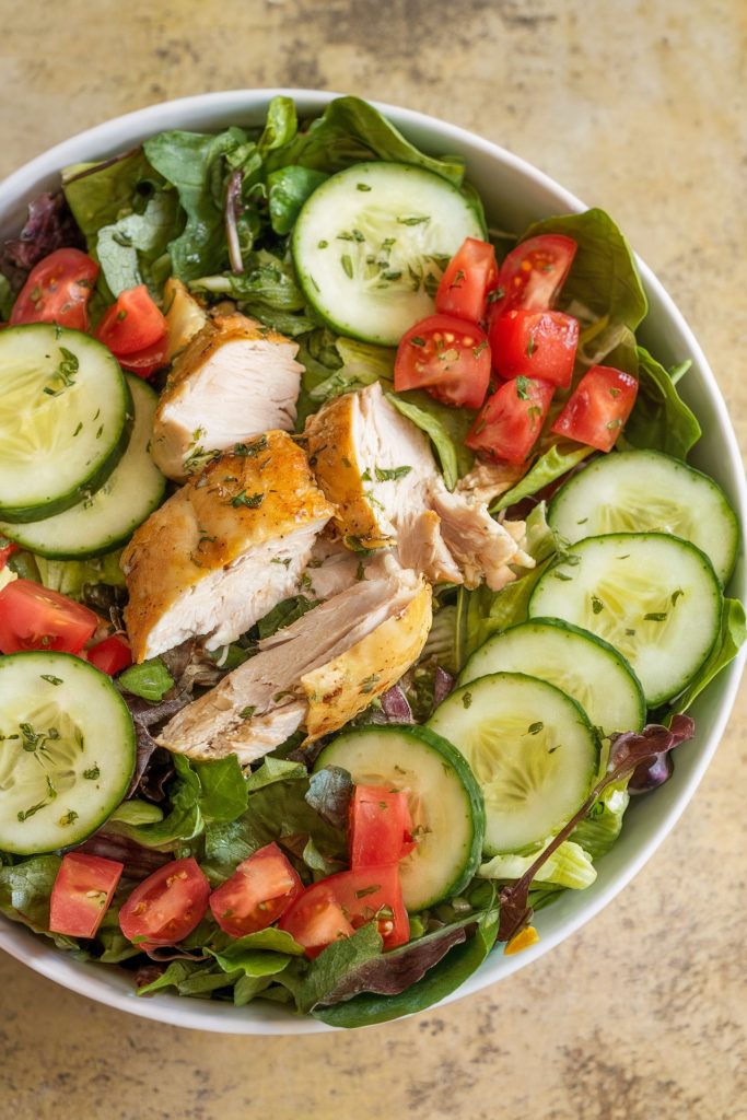 Lemon Herb Roasted Chicken Salad