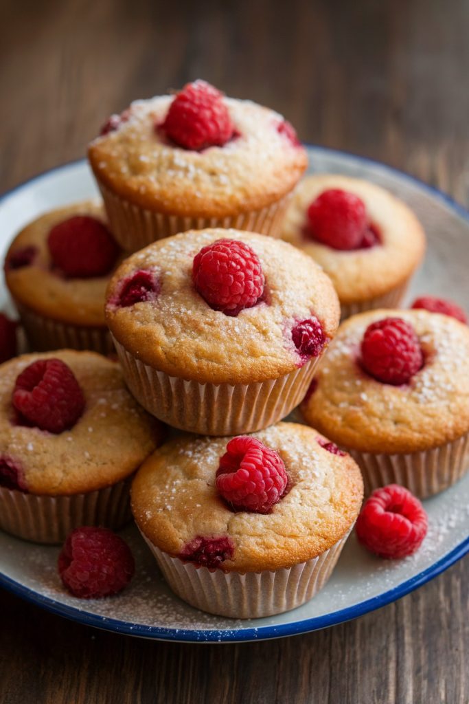 Raspberry Protein Muffins