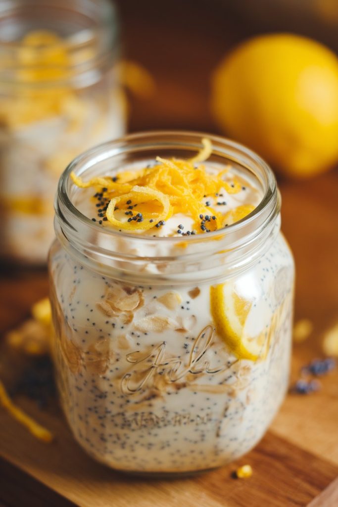 Lemon Poppy Seed Overnight Oats