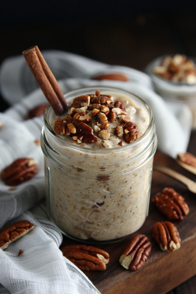 Maple Pecan Overnight Oatmeal