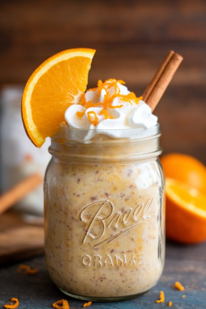 Orange Creamsicle Overnight Oatmeal