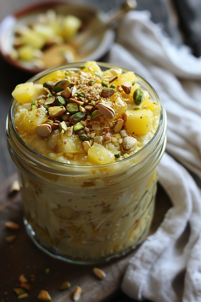 Toasted Pistachio and Pineapple Muesli