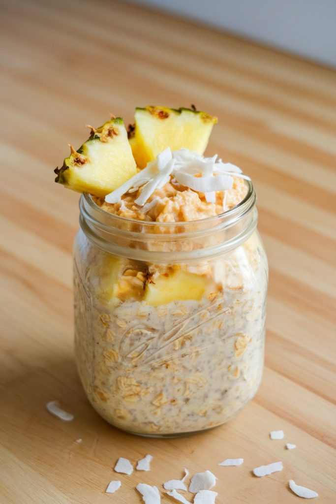 Piña Colada Overnight Oatmeal