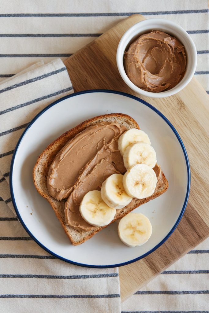 Toast With Peanut Butter and Banana