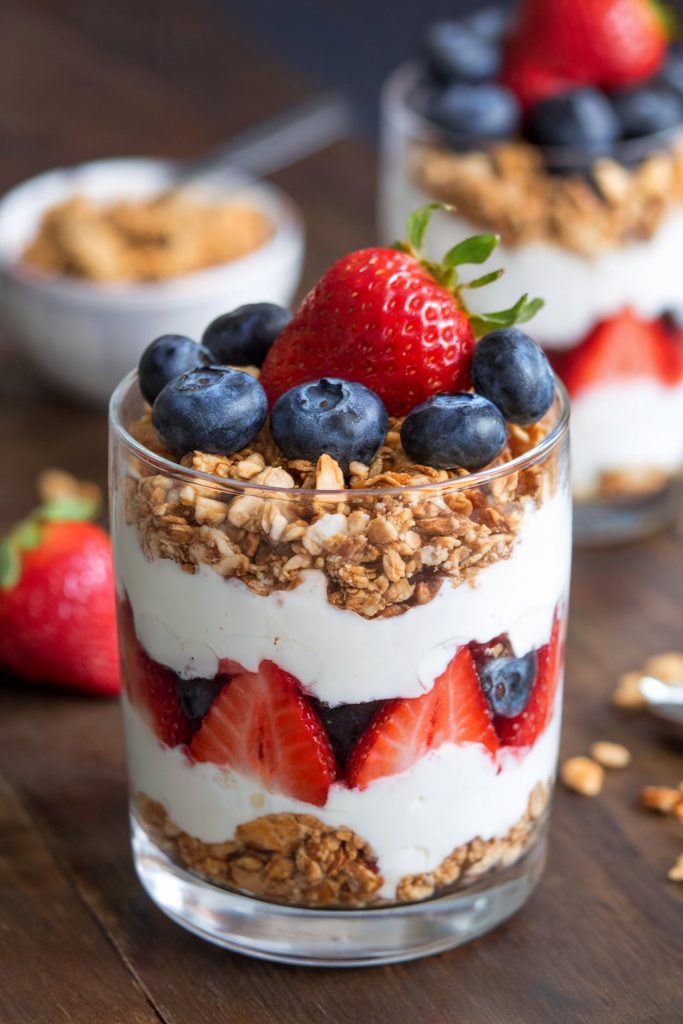 Yogurt With Fruit and Granola