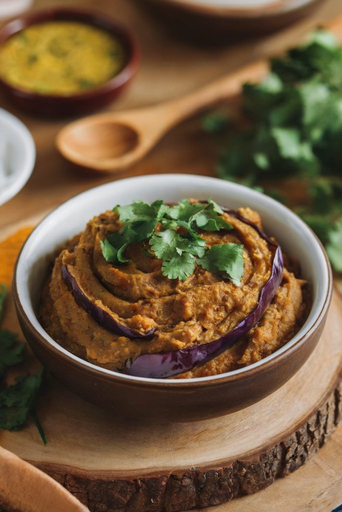 Vegan Baingan Bhartha