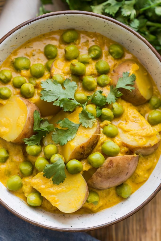 Instant Pot Aloo Matar (Potato and Pea Curry)