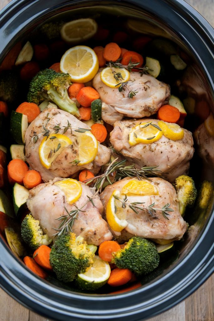 Lemon Herb Chicken with Roasted Vegetables