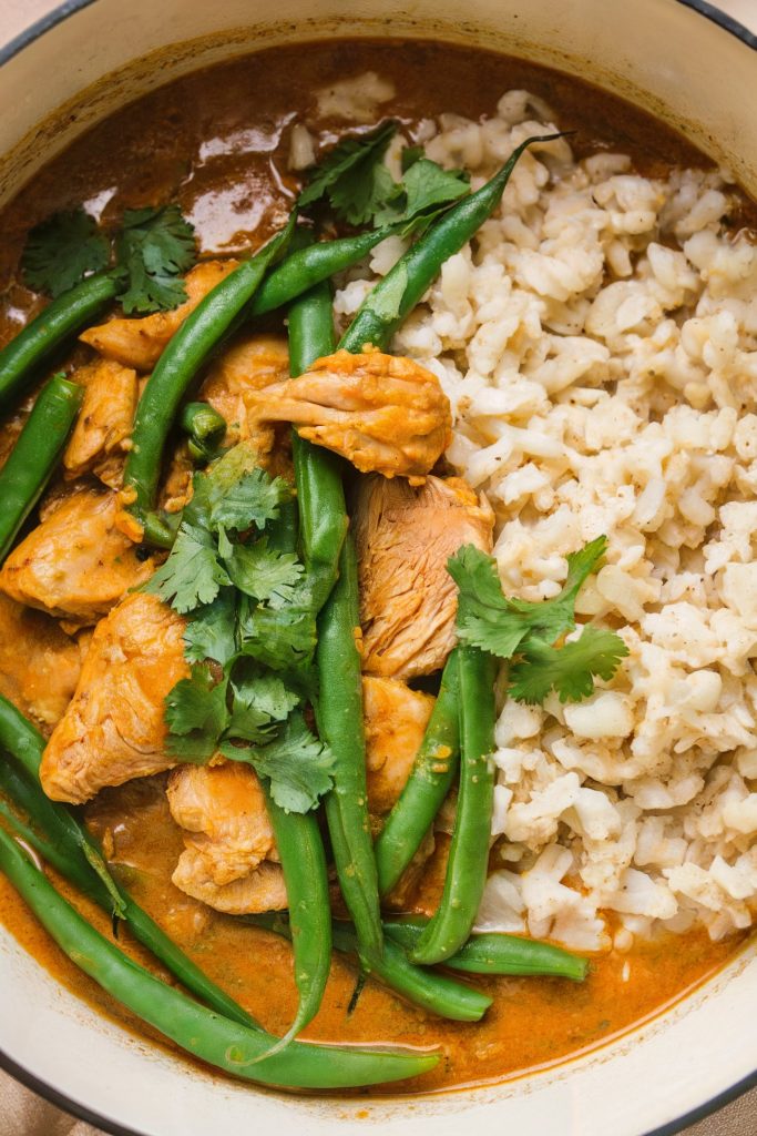 Spicy Chicken and Green Bean Curry