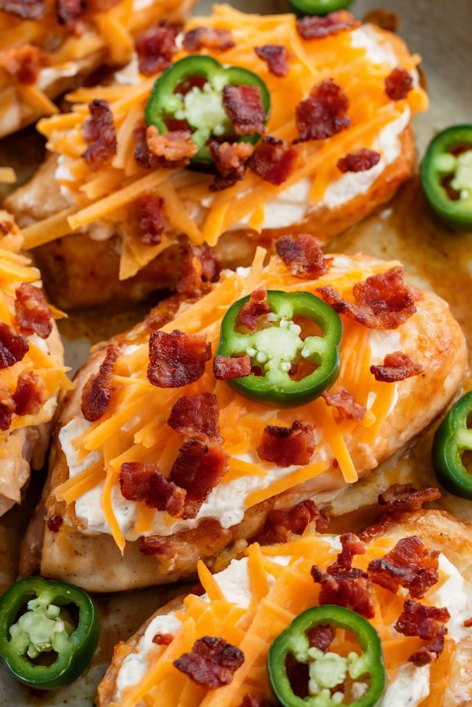 Cheesy Jalapeno Popper Chicken