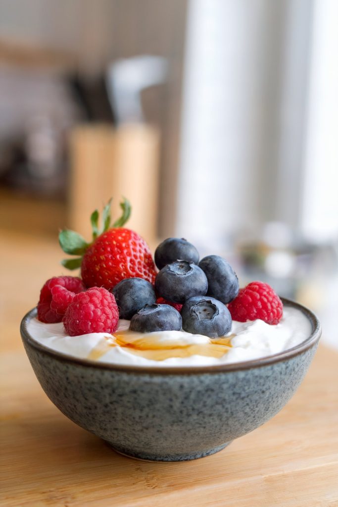 Greek Yogurt with Berries and Honey