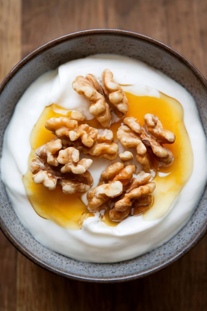 Greek Yogurt with Honey and Walnuts